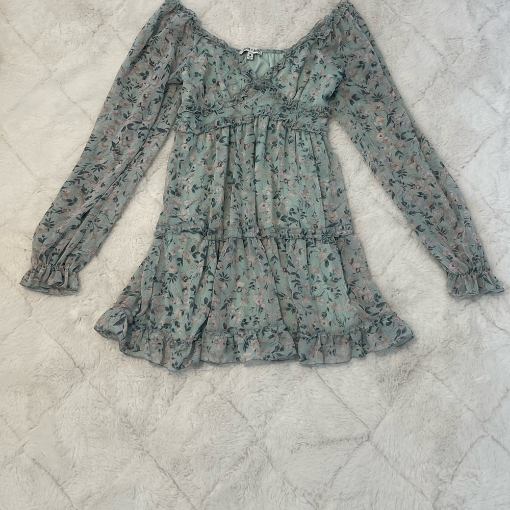 Floral Long Sleeve Dress